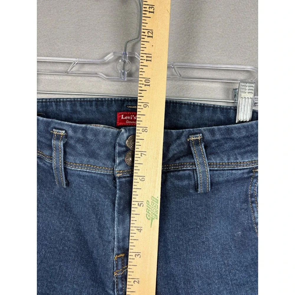 Levi's 545 Low Rise Flare Jeans Dark Wash Size 4 Medium Blue Denim Y2K